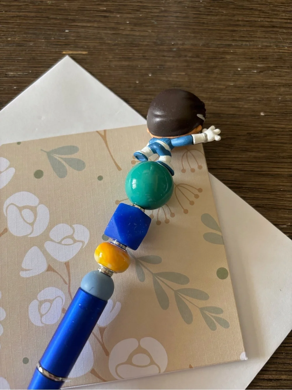 Marvel Doorables: Fantastic 4: Mr. Fantastic handmade beaded pen